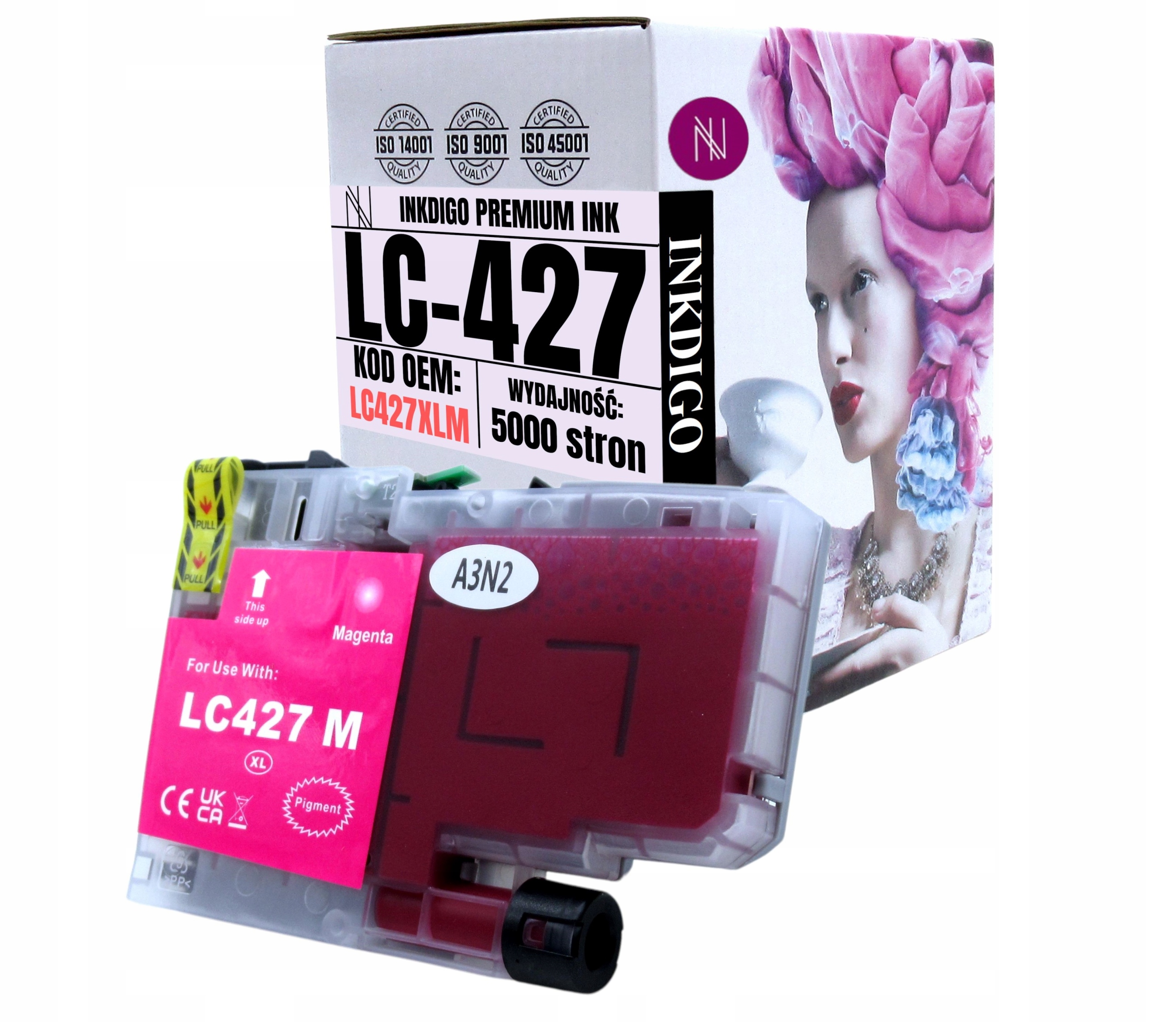 Inkoust Do Tiskárny Brother MFC-J5955DW J6955D J6959DW Náhrada Za LC-427XLM