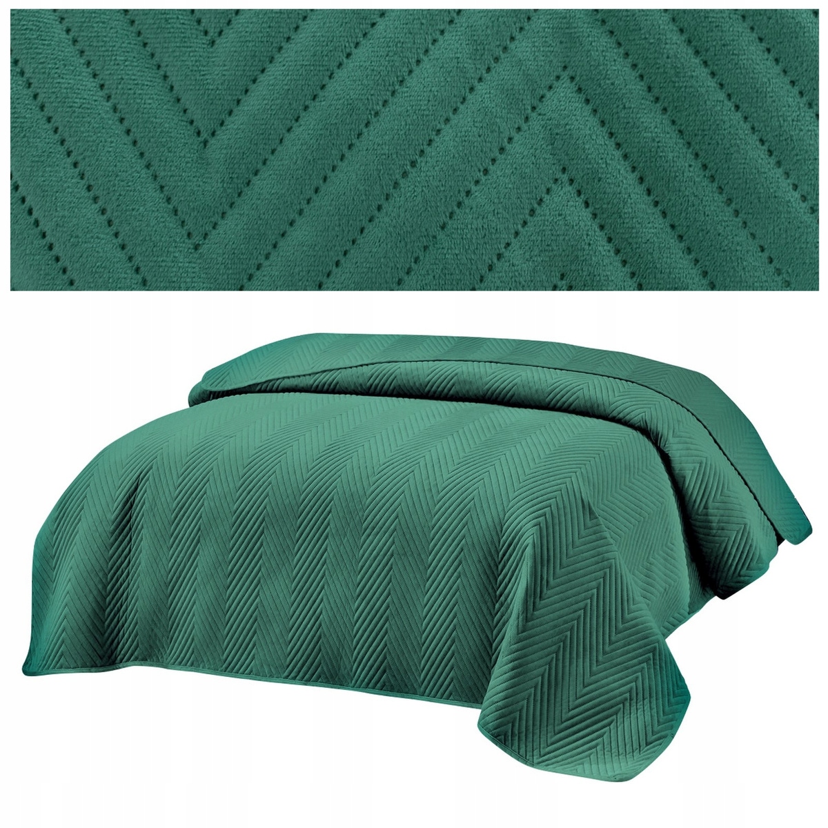 Přehoz 220x240 Lisovaný Komfortní Ozdobný na postel Marieta Velurová