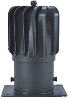 NASADA OBROTOWA 150 GRAFIT z PODSTAWĄ WENTYLACYJNA