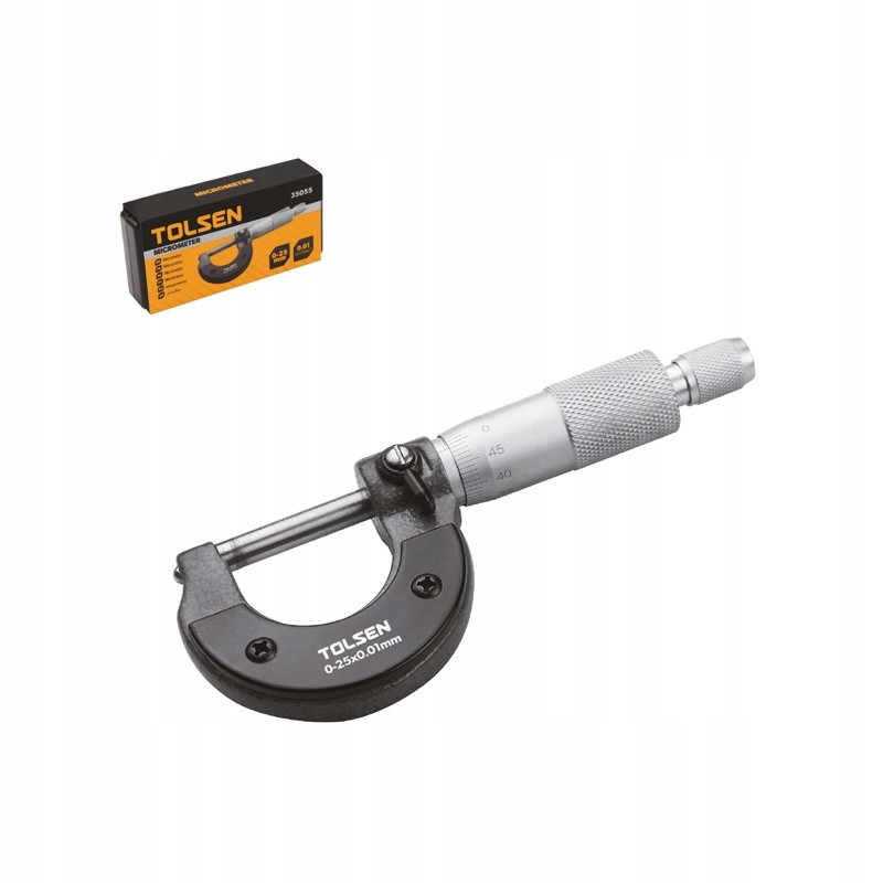 ТОЛСЕН МІКРОМЕТР 0-25 ММ. ТОЧНІСТЬ 0,01 ММ.