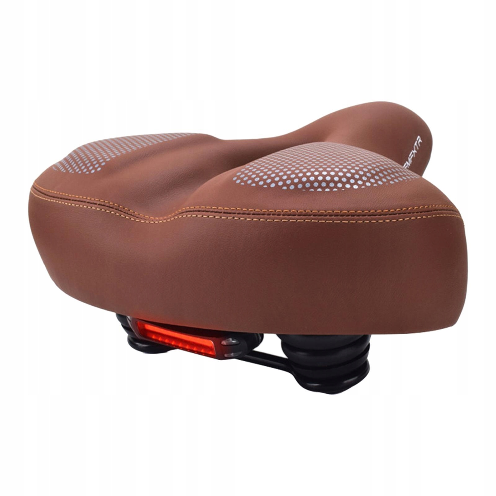 Sedlo Shockproof Mountain Mtb Příslušenství na kolo, hnědé s zadním světlem