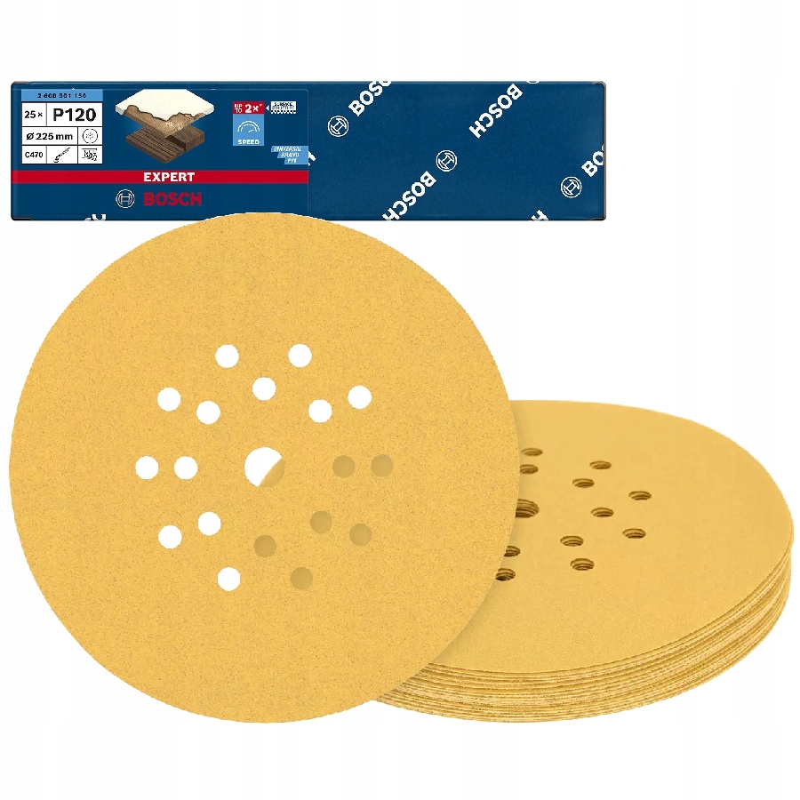 Bosch Expert papier ścierny C470 P120 10szt.