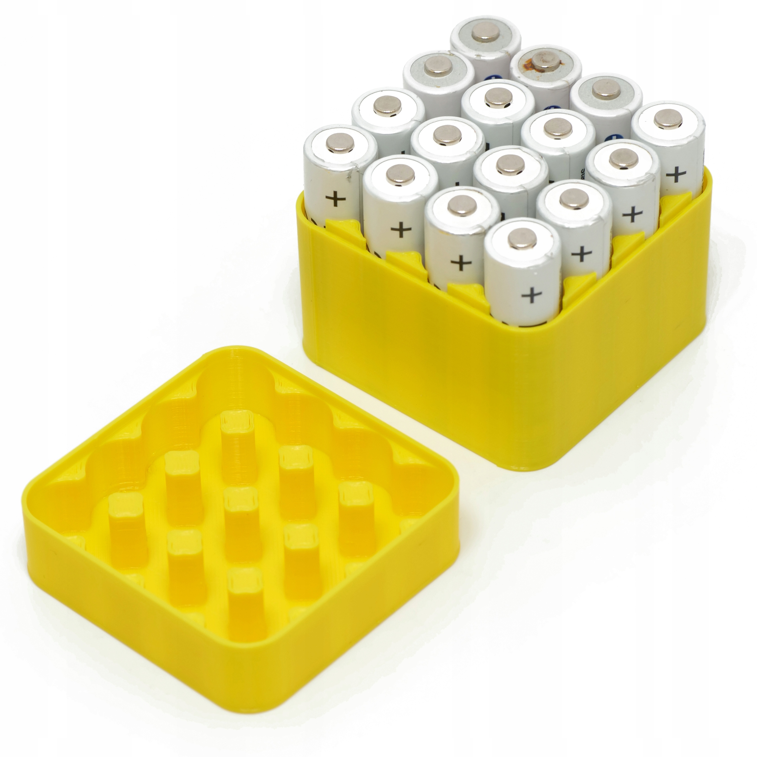 Organizer na baterie, pudełko, pojemnik 16 x AA R6 Kod producenta 16_AA_Yellow