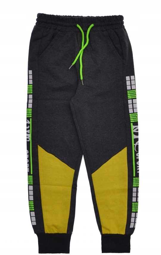 

Spodnie Dresowe dresy Lampas neon - 116