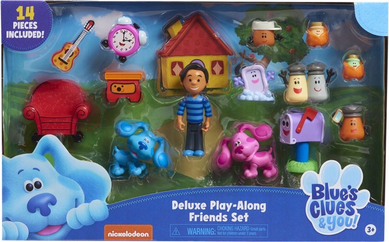 

Blues Clues Figurki Zestaw Śladem Blue Magent Josh