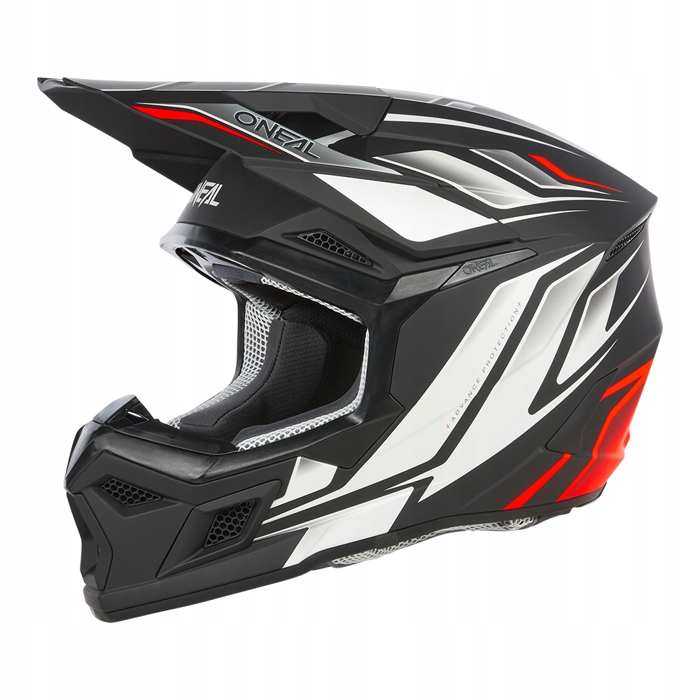 Prilba O'Neal 3SRS Vertical W V.23 Čierna Biela XL Enduro Cross 63-64 cm