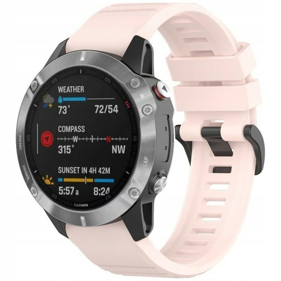 Pasek Beline Watch 1 Garmin Fenix E/8/7 Pro/MARQ Gen2/Epix Pro różowy