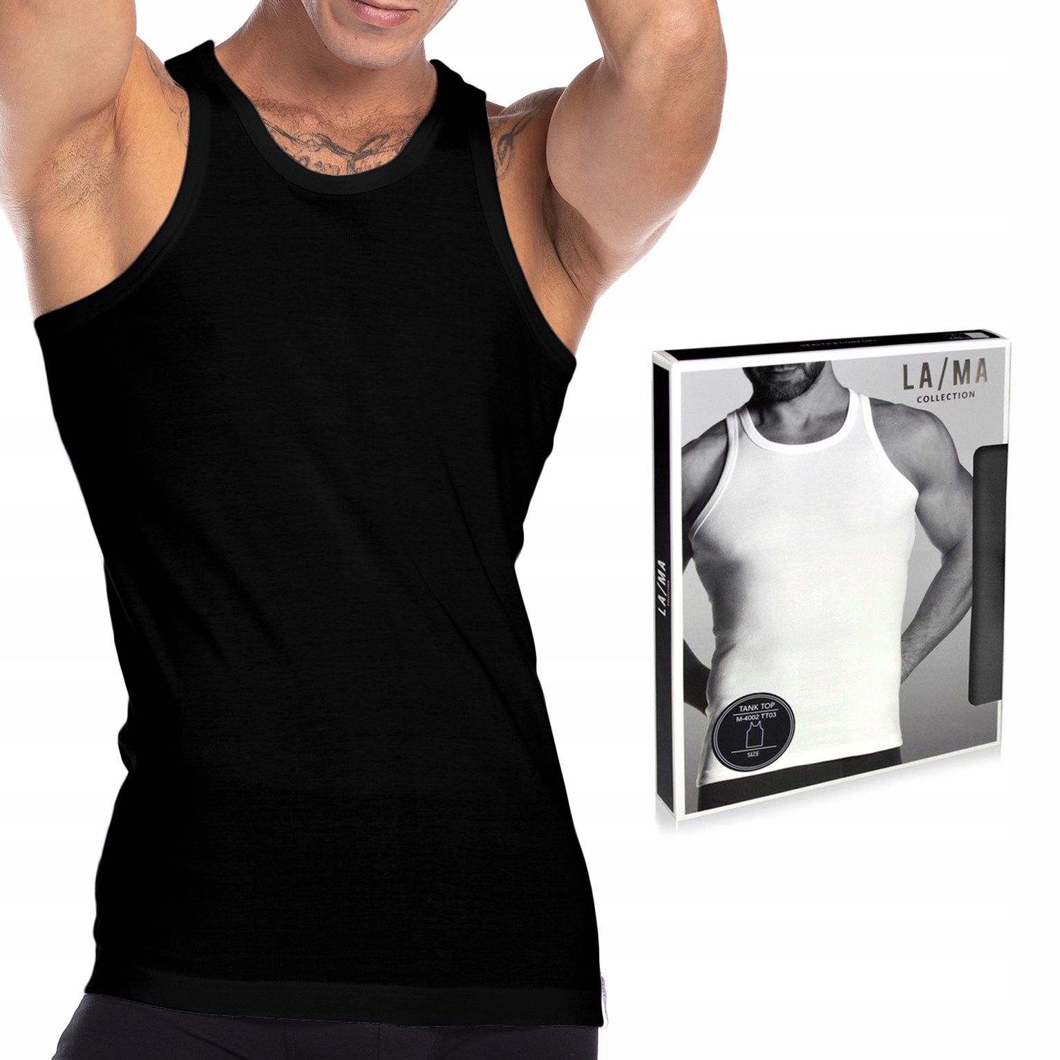 

Podkoszulka Męska na Ramiączkach Tank Top Lama L