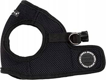 Levně Postroj/vesta Puppia Soft černý velikost: Xs