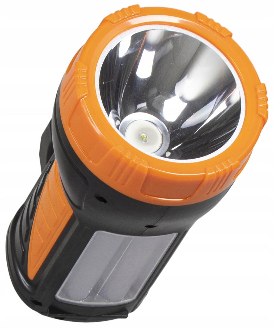 LATARKA LED MOCNA AKUMULATOROWA SZPERACZ ŁADOWALNA Materiał aluminium