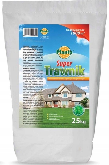 Trawa Super Trawnik 25 kg PLANTA