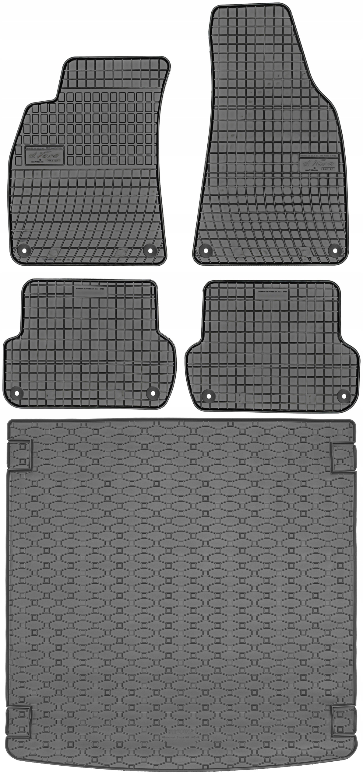 Audi A4 B6 B7 Avant Kombi 2001-2008 Sada rohoží koberčeky