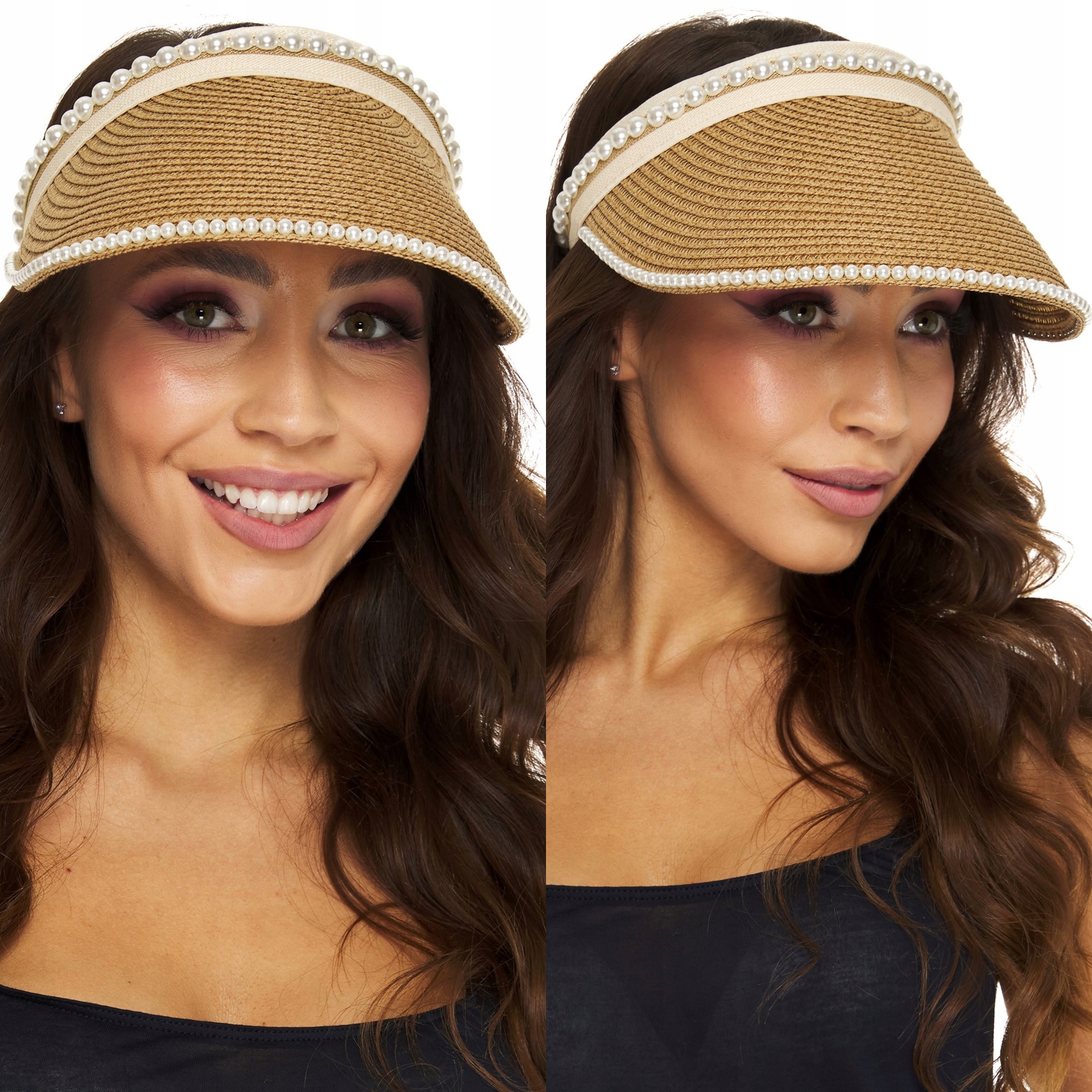 

Daszek Słomiany Eko Przeciwsłoneczny perełki beż