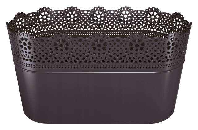 

Doniczka Lace antracyt Prosperplast