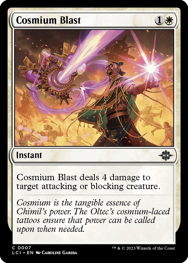 Mtg 4x Cosmium Blast Foil