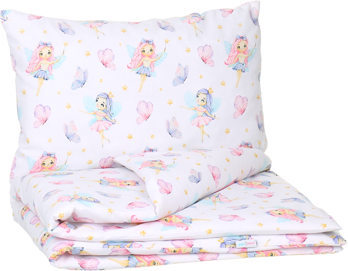 POŚCIEL DO ŁÓŻECZKA 120x60 DZIECIĘCA NIEMOWLĘCA 120X90 cm 2EL BABYMAM Długość kołdry 120 cm