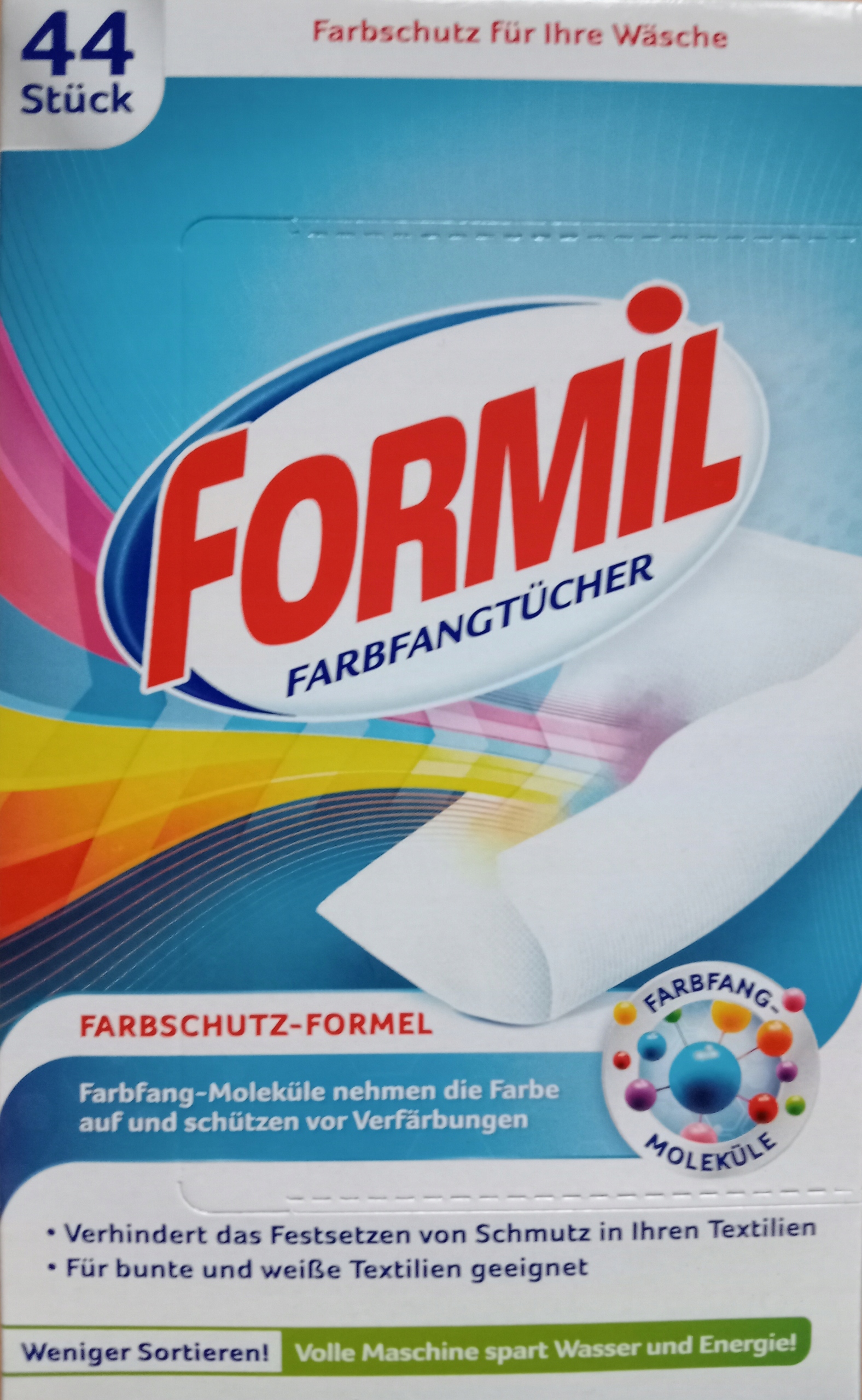 

Chusteczki do prania wyłapujące kolor Formil 44szt