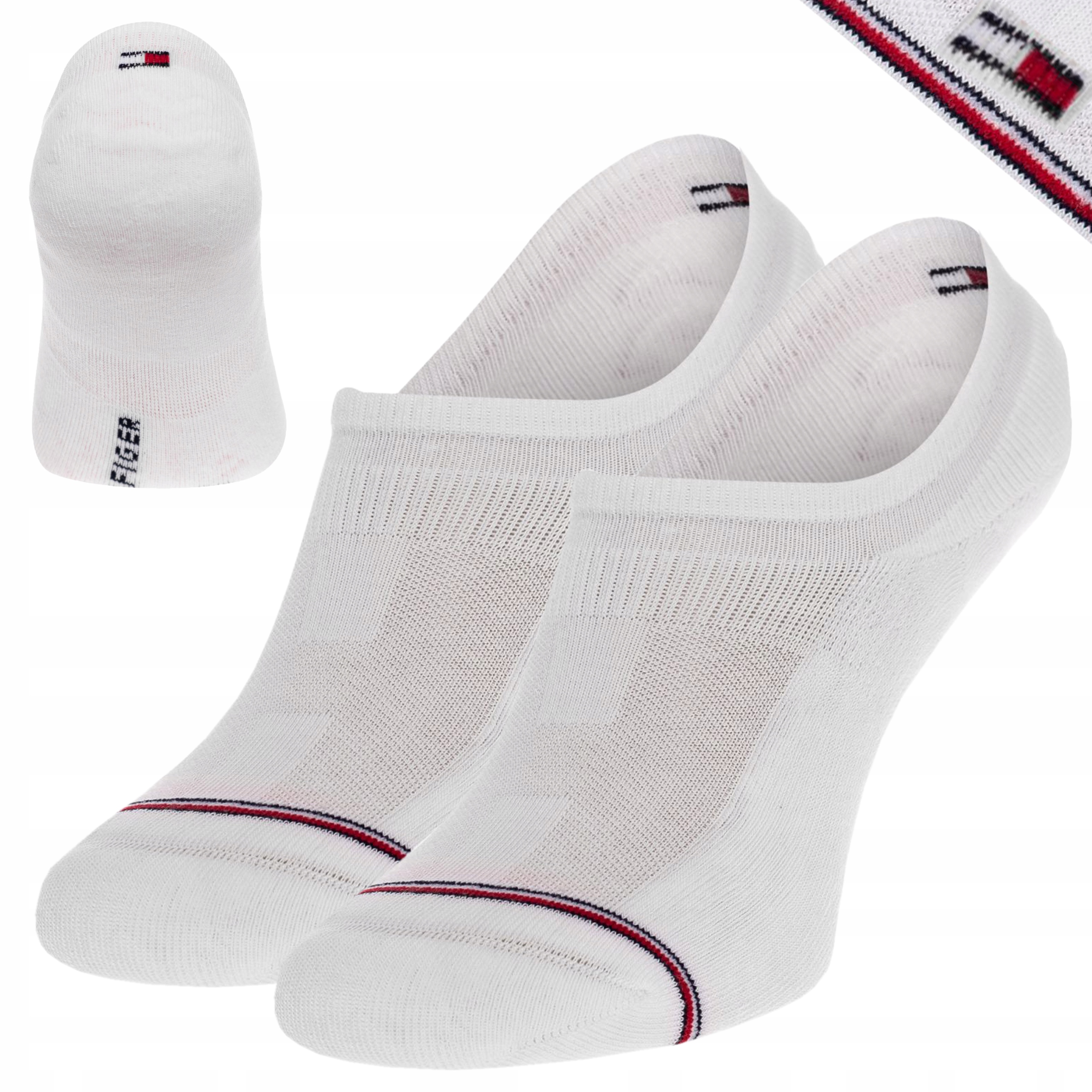 

Tommy Hilfiger Stopki 2 Pak 1095 Białe 39-42 Men