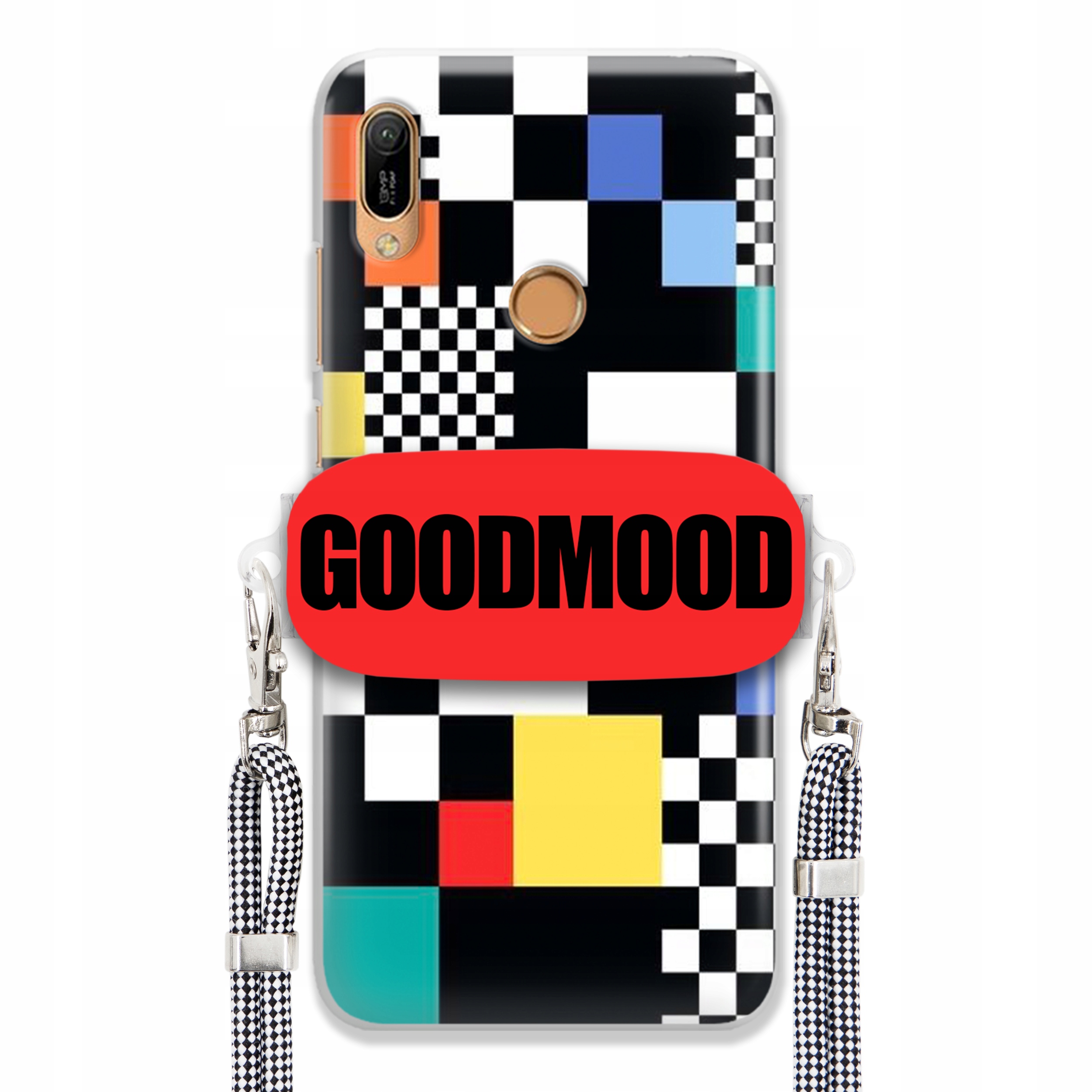 Puzdro Pre Huawei Y6 Prime 2019 Puzdro Držiak Na Vodítko Pre Telefón Pixelart Wz