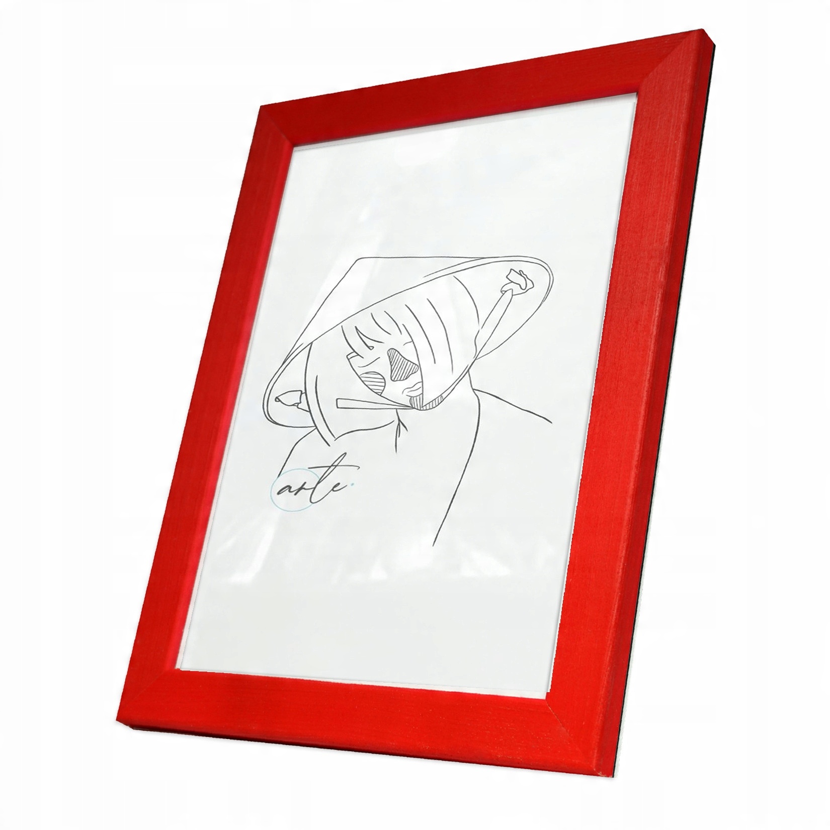 

Ramka drewniana Sosna czerwony 50x70 cm