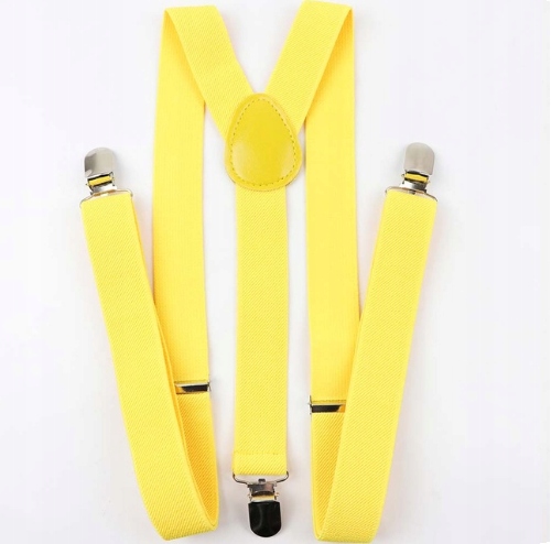 SZELKI do spodni MĘSKIE żółte