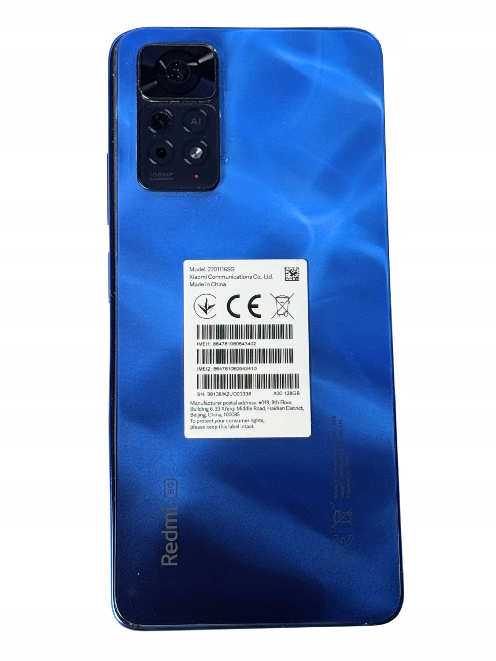 Smartfon Xiaomi Redmi Note 11 Pro 5G 8 GB / 128 GB 5G niebieski
