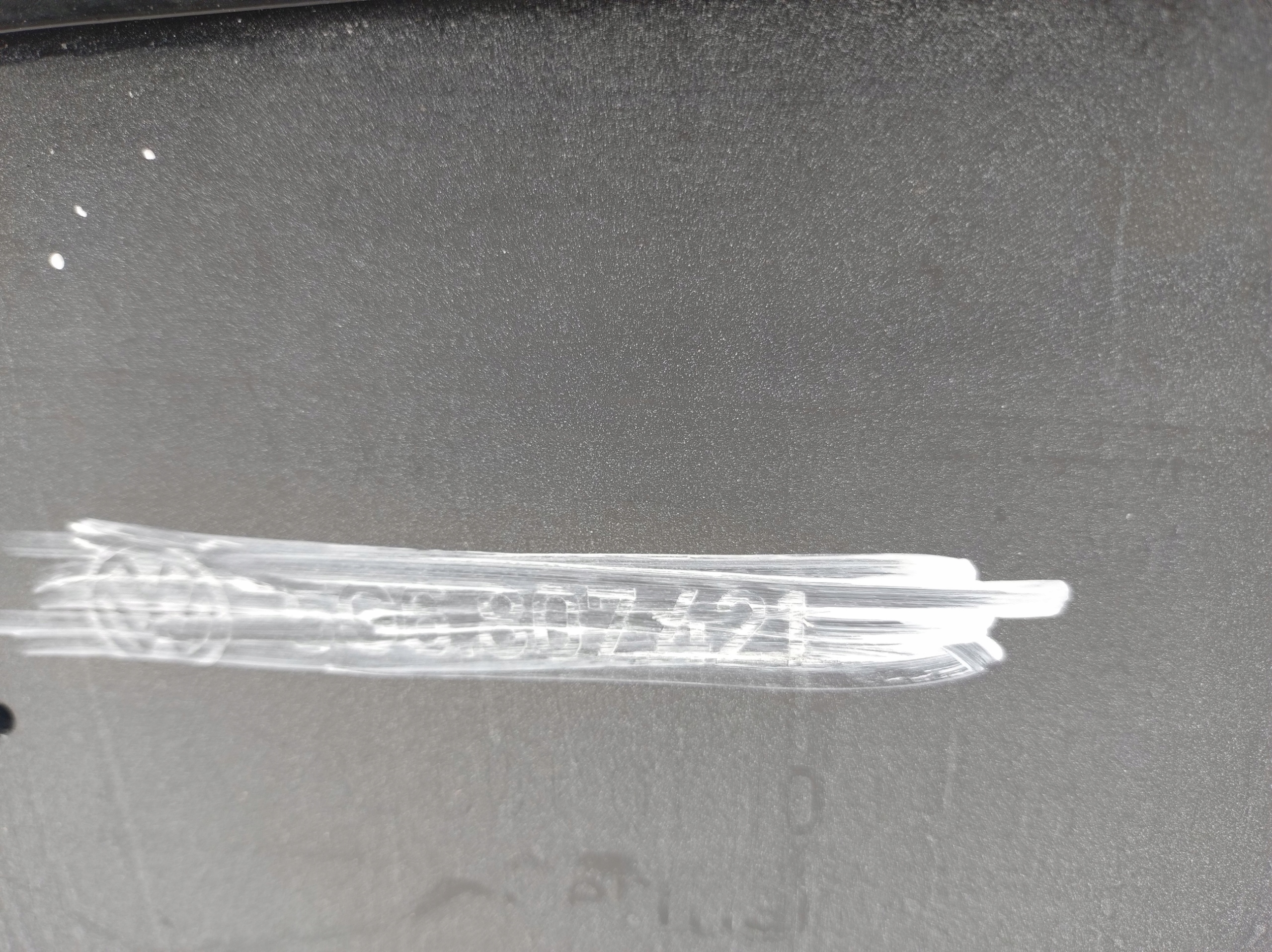 VW GOLF 7 VII HB bumper rear part rear 6XPDC 5G6807421 BA69