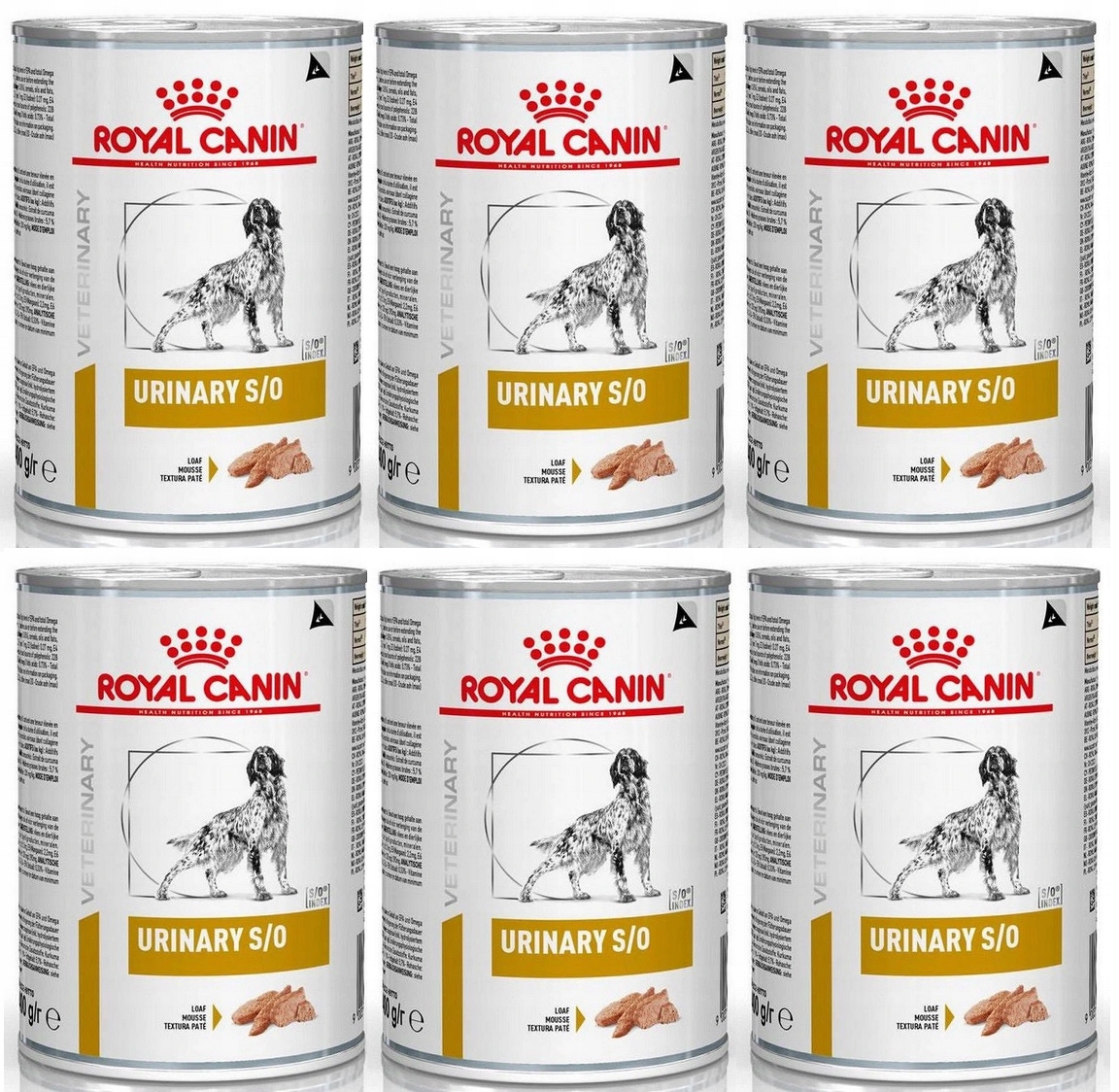 Royal Canin Urinary S/o Canine 6x 410 g puszka