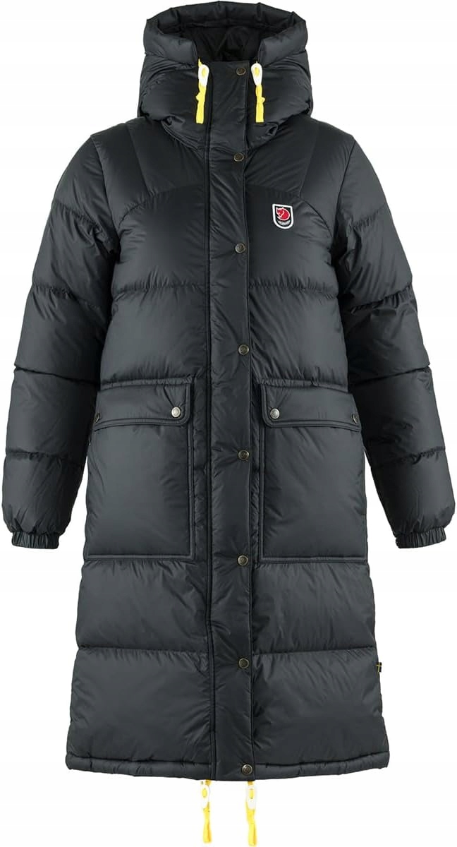 Fjallraven Expedition Damska Kurtka Puchowa Long Parka M Czarna
