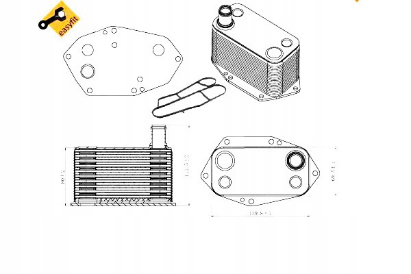 NRF CHŁODNICA OLEJU Producent części NRF