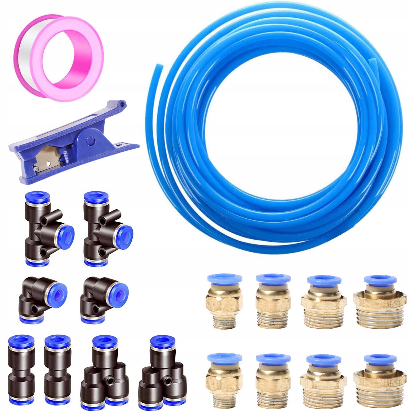 Złączka Pneumatyczna Prosta Wtykowa Szybkozłączka Rury Pu Od ID 8MM X 5MM