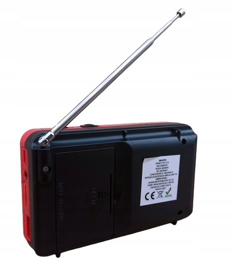 MINI RADIO PRZENOŚNE RADYJKO KIESZONKOWE NA AKUMULATOR JOC kolory Kolor czarny