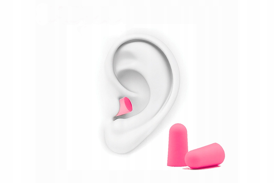 ZATYCZKI TŁUMIĄCE HAŁAS HASPRO 10 PAR DO NAUKI PRACY STOPERY DO USZU Typ wkładki, zatyczki douszne