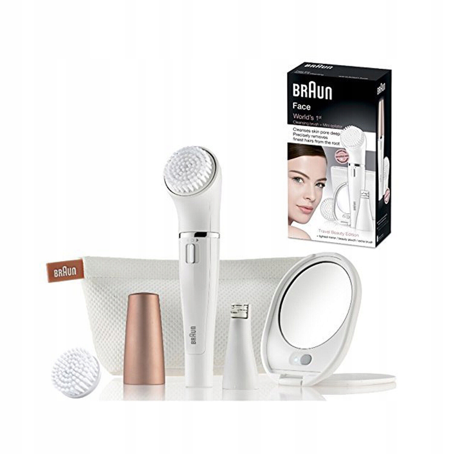 BRAUN FACE SE 840 travel DEPILATOR DO TWARZY Sklep, Opinie, Cena w