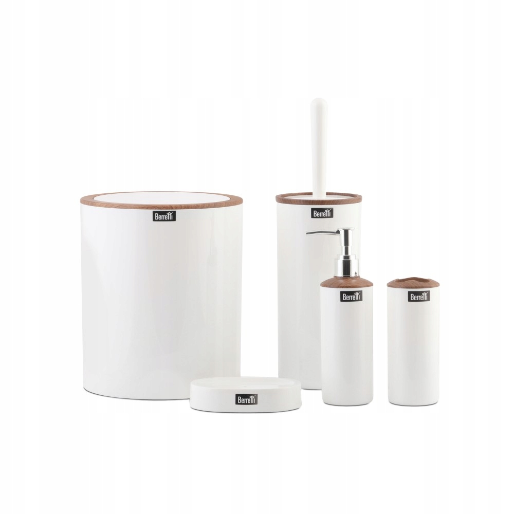 

Zestaw akcesoriów łazienkowych 5 cz. Oceano biały