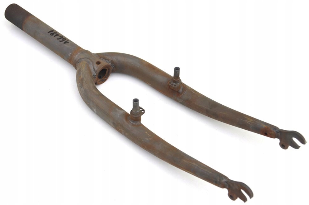 Widelec do roweru 20" rura 28,6 mm (1-1/8") gwint. - SUROWY do lakierowania