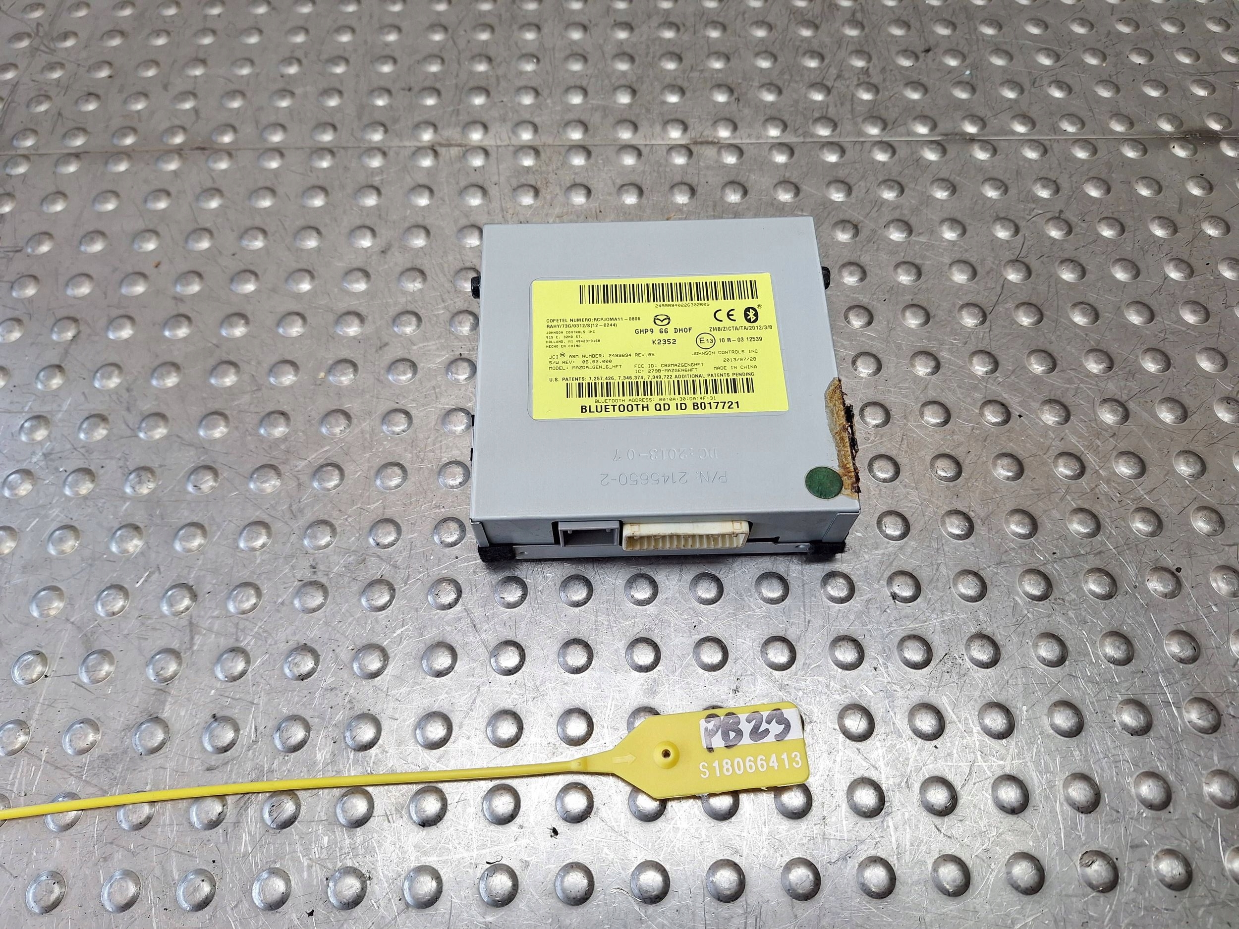 module control unit BLUETOOTH MAZDA 6 GJ NGHP966DH0F