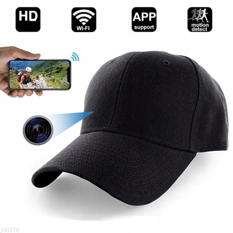 Kamera szpiegowska w czapce z daszkiem SPY CAP