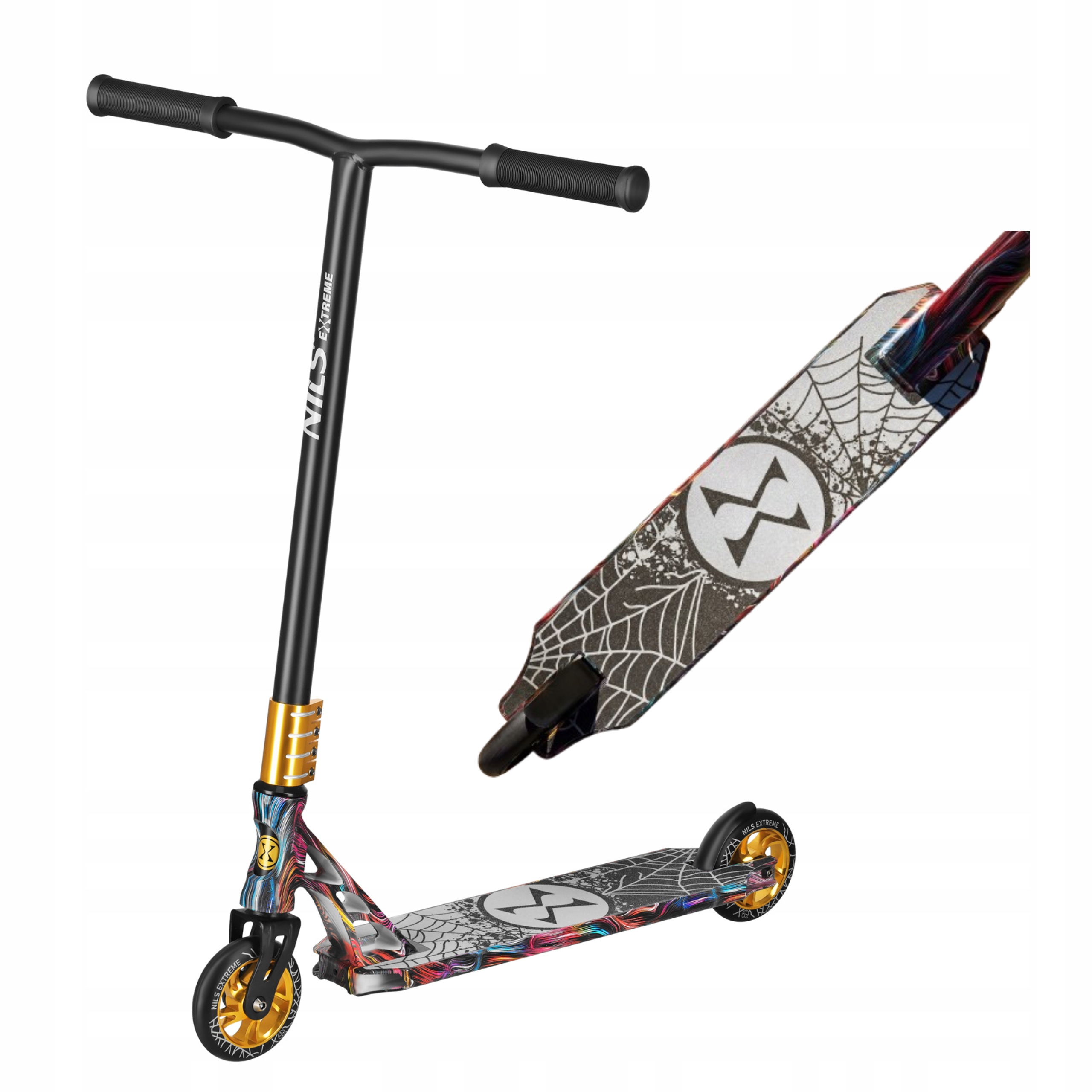 Hulajnoga do trików stunt freestyle wyczynowa mocna ABEC9 Nils Extreme