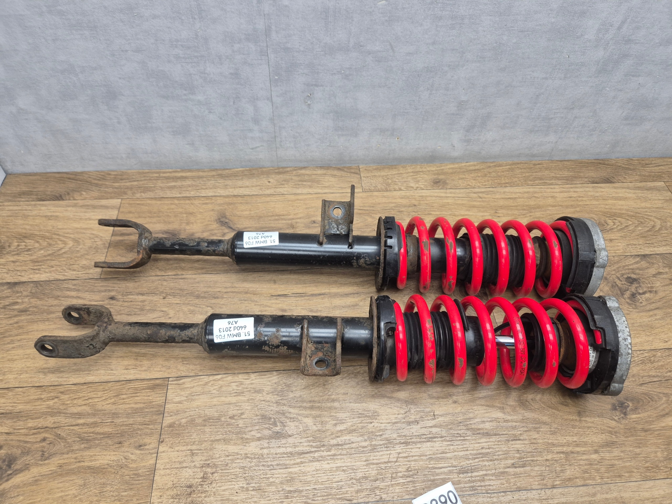 BMW F06 shock absorbers front front KOMPLET plus springs OBNIZAJACE VMAXX