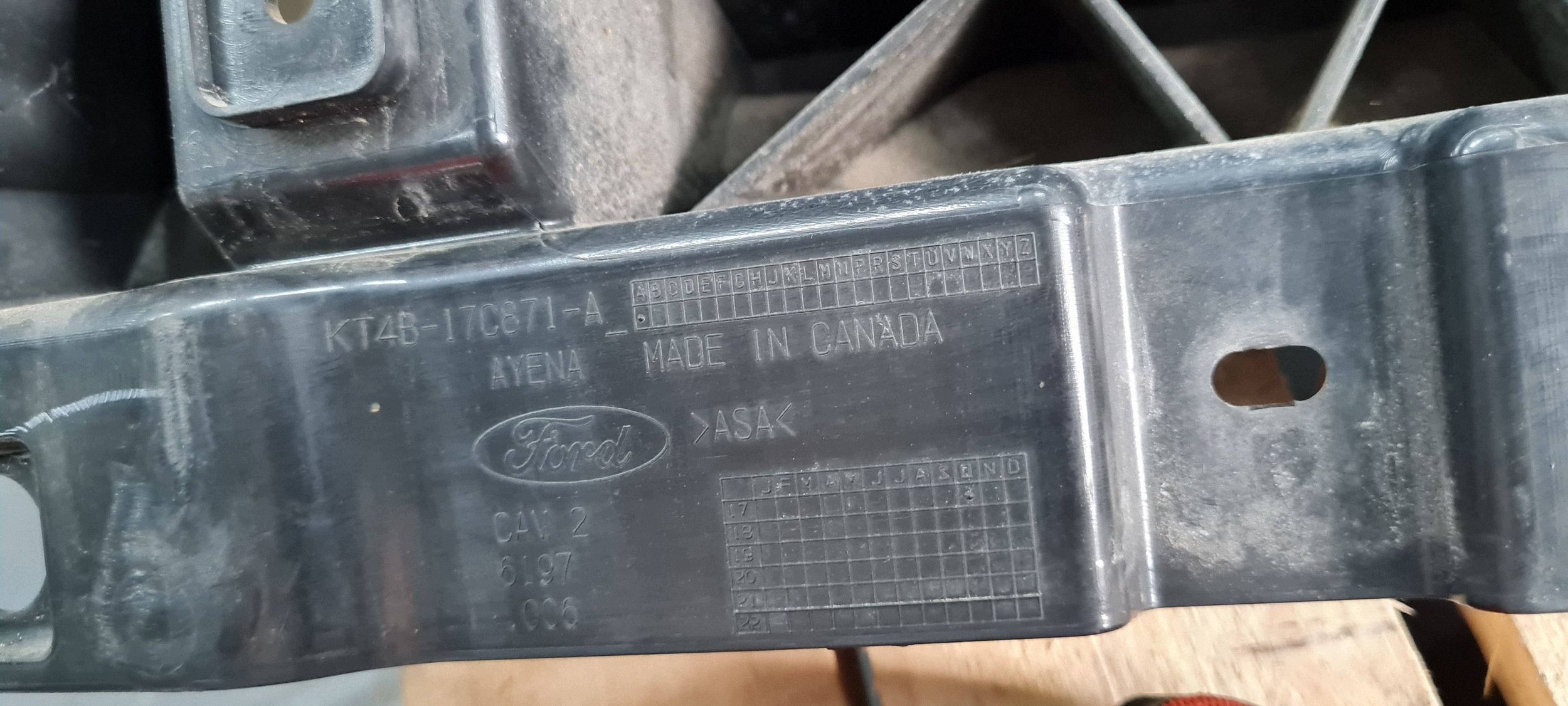 Ford Edge II 2020 ST LIFT holder bumper bracket rear part rear KT4B17C871A