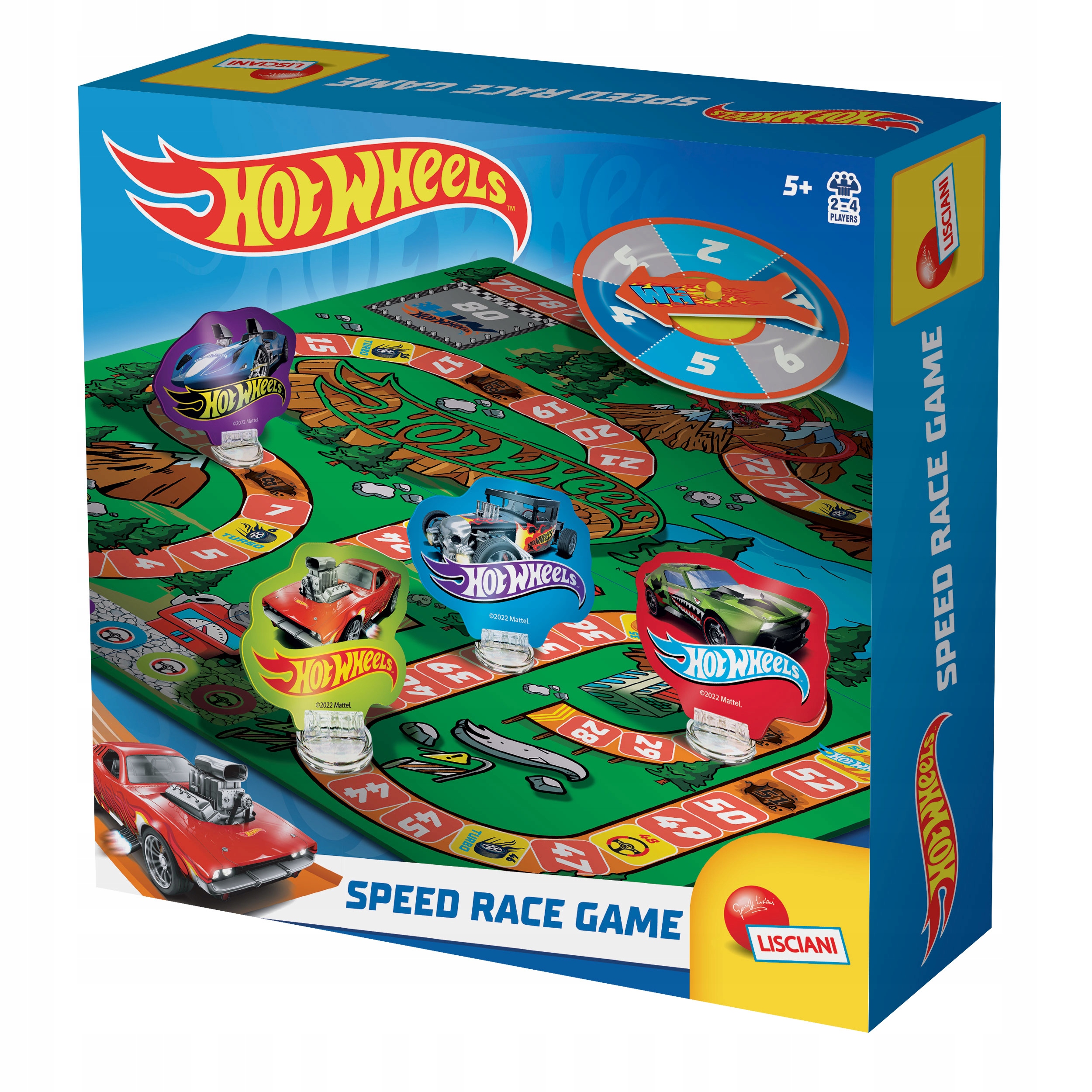 Gra planszowa Hot Wheels Speed Race Game Lisciani