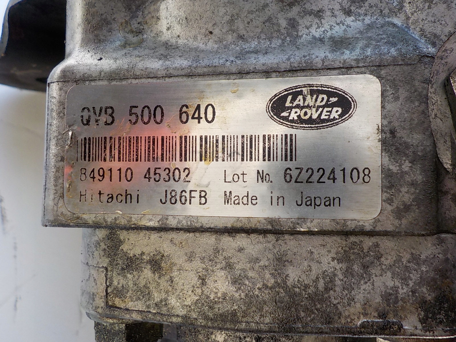 RANGE ROVER SPORT 3.6 V8 TD ORG servo pump QVB500640