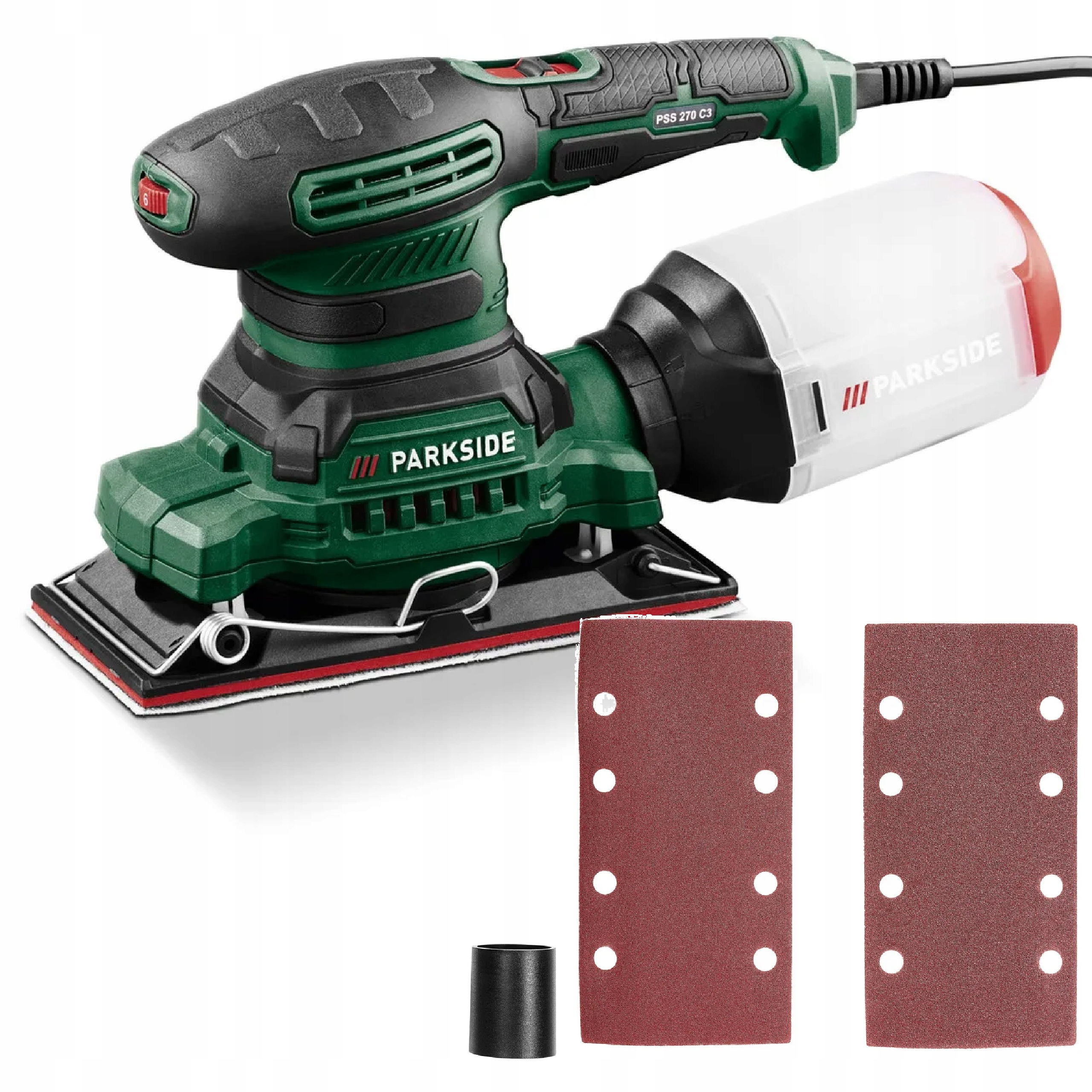 Oscilační bruska Parkside Pss 270 síťová bruska papír Nová