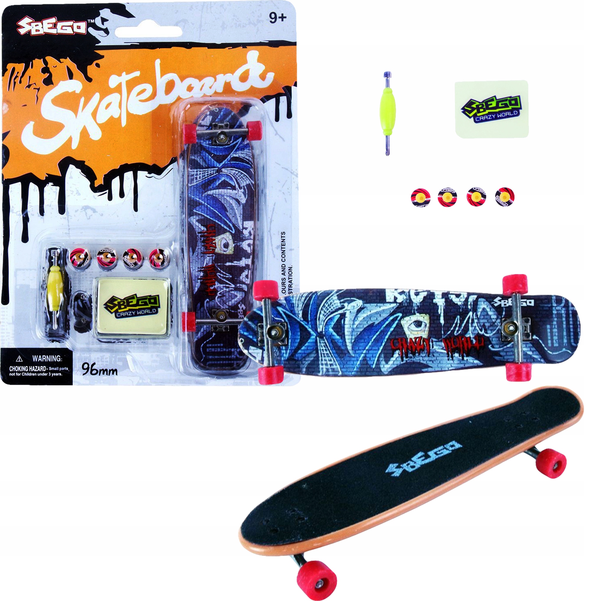 

Zestaw Mini Fingerboard Longboard Plus Akcesoria