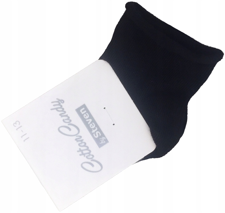 SKARPETKI 14-16 czarne gładkie bezuciskowe