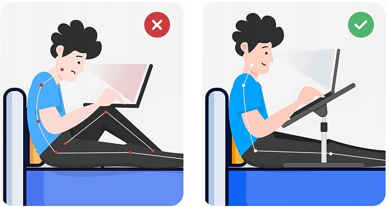 MOZOS GAME-SL2 DUŻY STOLIK PODSTAWKA POD LAPTOPA ŚNIADANIOWY DO ŁÓŻKA ERGO+ Marka Mozos