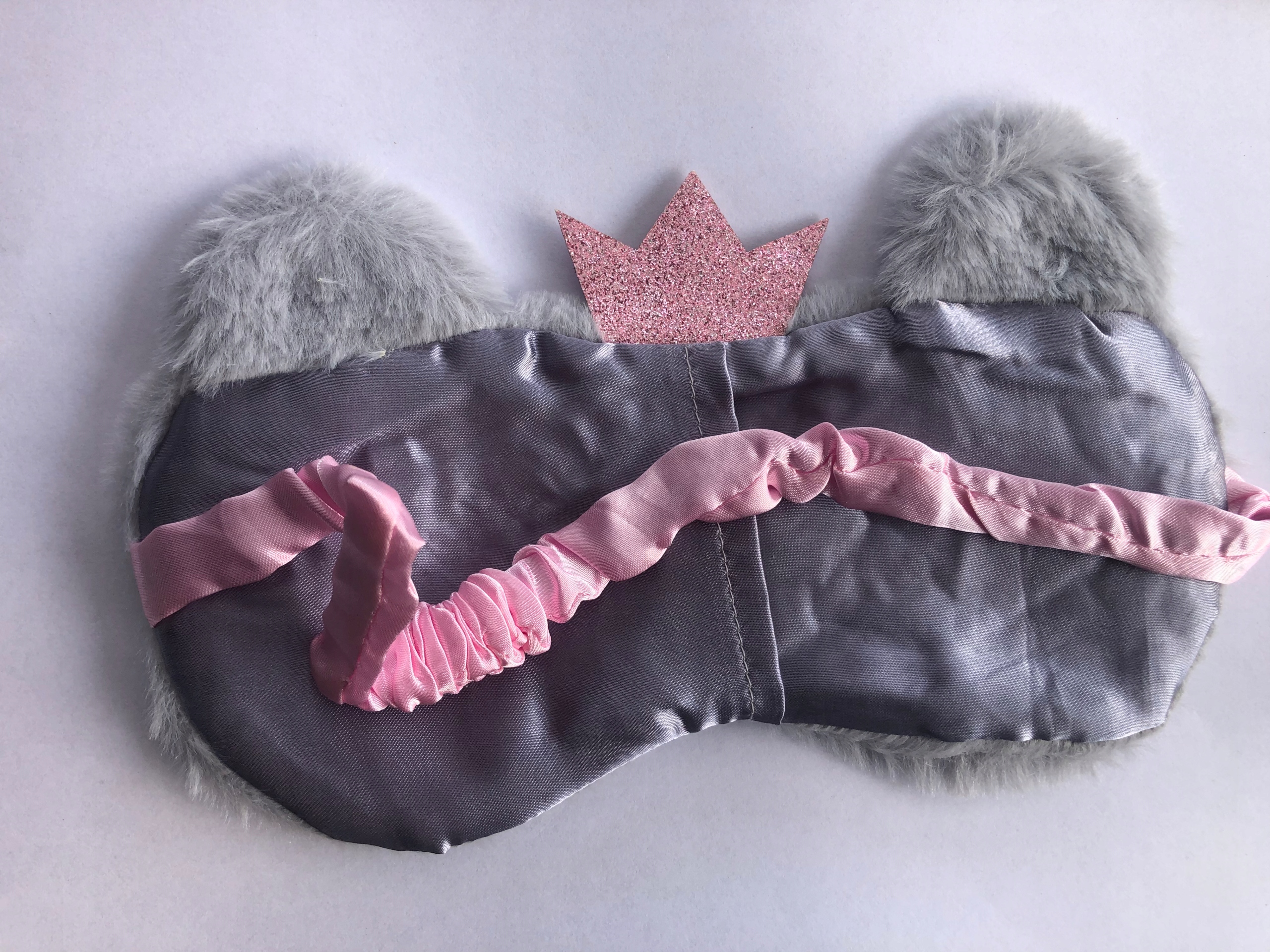 OPASKA NA OCZY MASKA DO SPANIA SNU RELAKSU MYSZ Wzór dominujący zwierzęcy