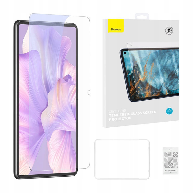 Szkło hartowane Baseus Crystal 0. 3mm MatePad Pro 12. 6" Baseus