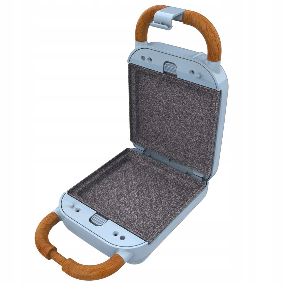 Opiekacz 3w1 Cecotec Rock'nToast Retro Blue Gofry Pączki